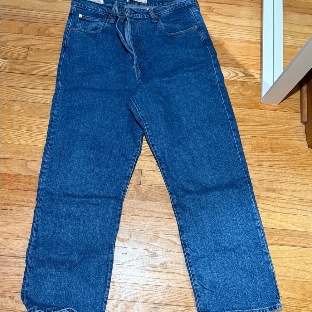 Levi's Women's Blue Ankle Jeans